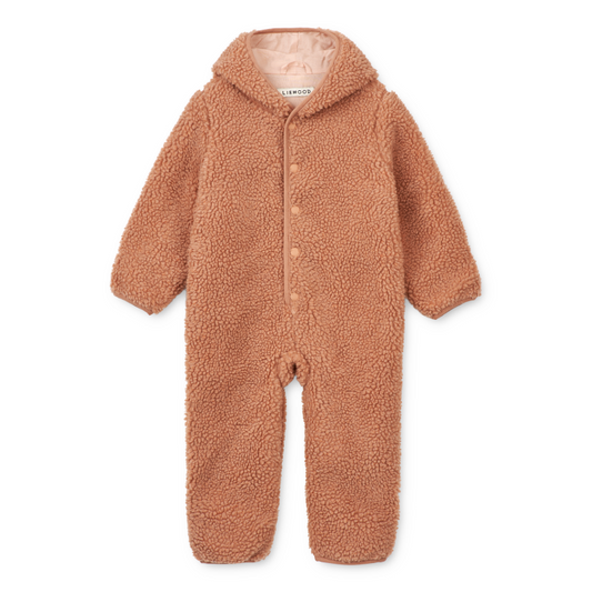 Liewood Fraser Baby Pile Jumpsuit - Tuscany Rose