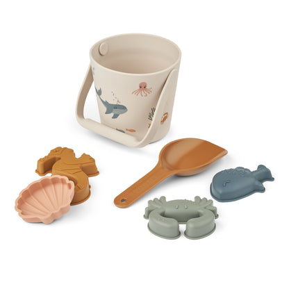 Liewood Gilma Sea Creature Beach Set - Sea Creature / Sandy
