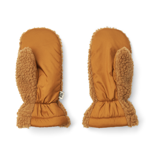 Liewood Grethe Pile Gloves - Golden Caramel