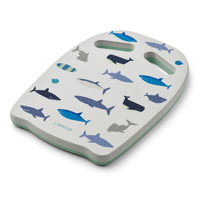 Liewood Hayden Swim Board - Shark / Dove Blue