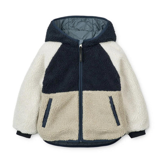 Liewood Jackson Reversible Jacket - Whale Blue