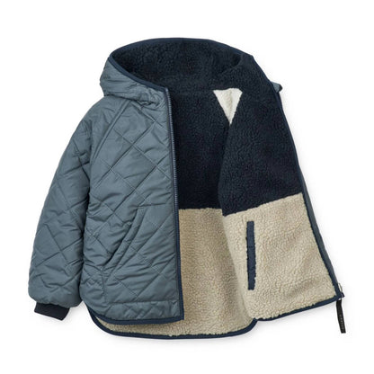 Liewood Jackson Reversible Jacket - Whale Blue