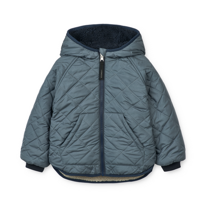 Liewood Jackson Reversible Jacket - Whale Blue / Multi Mix