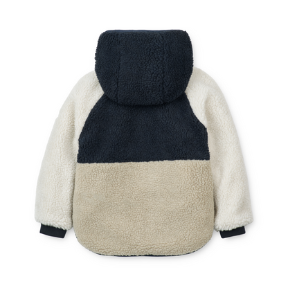 Liewood Jackson Reversible Jacket - Whale Blue / Multi Mix