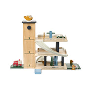Liewood Jordy Wooden Multi Play Parking Tower - Beach Blue Multi Mix