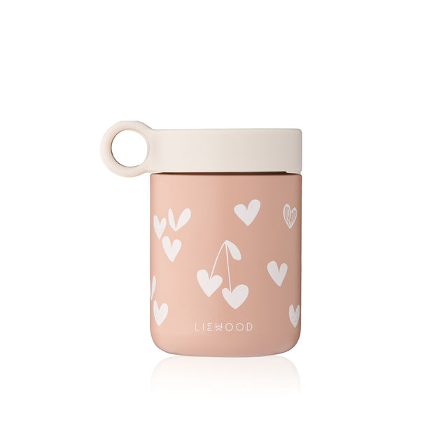 Liewood Kiani Printed Food Jar - Sweethearts / Pale Tuscany