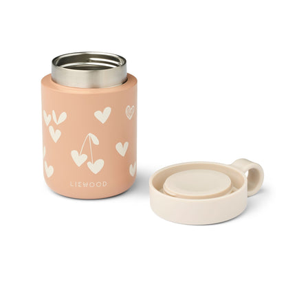 Liewood Kiani Printed Food Jar - Sweethearts / Pale Tuscany