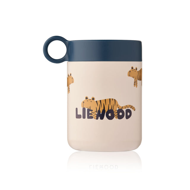 Liewood Kiani Printed Food Jar - Tiger / Sandy