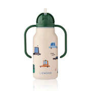 Liewood Kimmie Water Bottle 250 ml - Cars / Sandy
