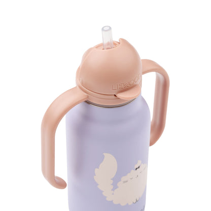 Liewood Kimmie Water Bottle 250 ml - Cat / Warm Lilac
