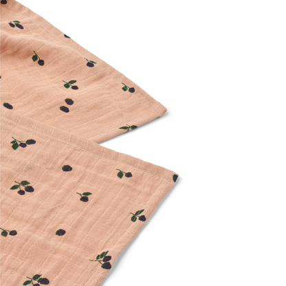 Liewood Lewis Muslin Cloth 2 Pack - Mini Berry / Pale Tuscany