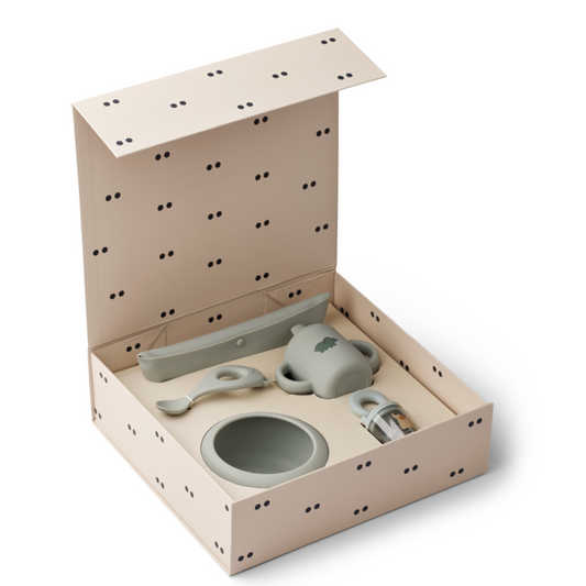 Liewood Mileah Baby Mealtime Set - Dove blue