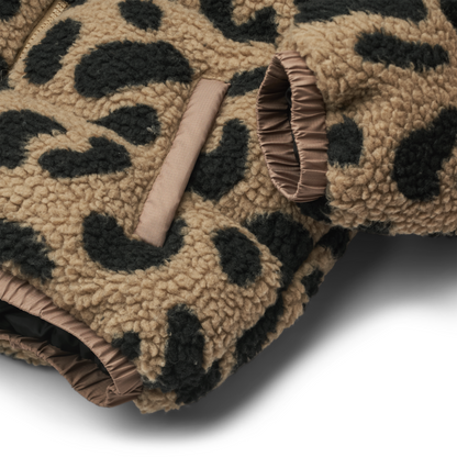 Liewood Niko Pile Jacket - Mega Leo / Oat Mix