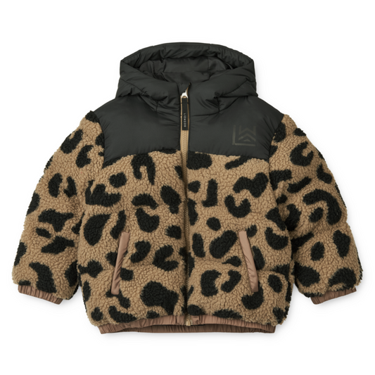 Liewood Niko Pile Jacket - Mega Leo / Oat Mix