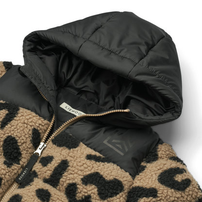 Liewood Niko Pile Jacket - Mega Leo / Oat Mix
