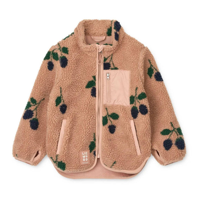 Liewood Nolan Pile Jacket - Berry / Pale Tuscany