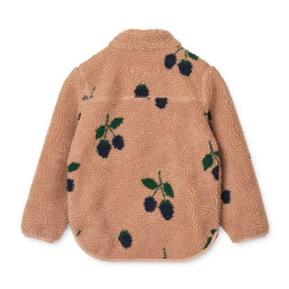 Liewood Nolan Pile Jacket - Berry / Pale Tuscany