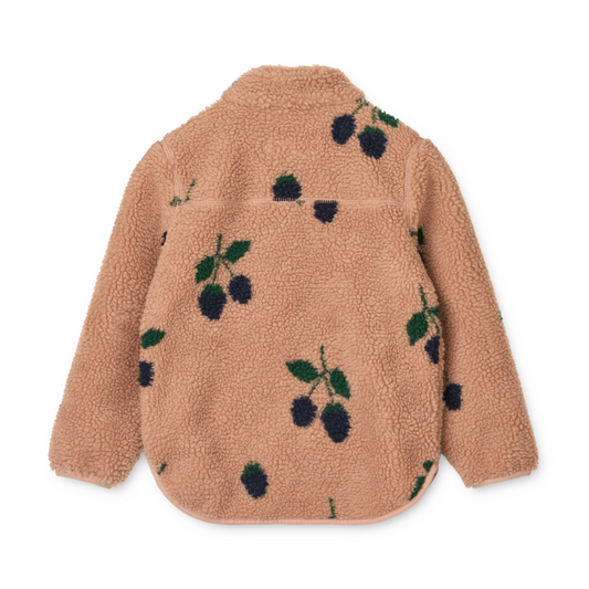 Liewood Nolan Pile Jacket - Berry / Pale Tuscany