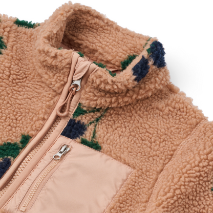Liewood Nolan Pile Jacket - Berry / Pale Tuscany