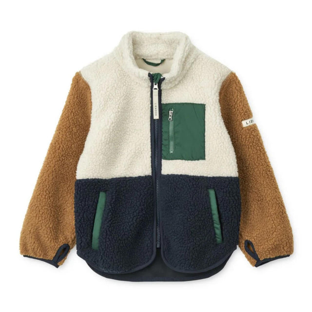 Liewood Nolan Pile Jacket - Classic Navy Multi Mix