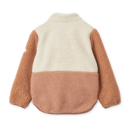 Liewood Nolan Pile Jacket - Tuscany Rose / Multi Mix
