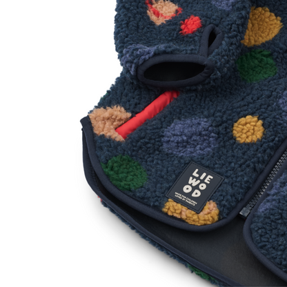 Liewood Nolan Pile Jacket - Universe / Classic Navy
