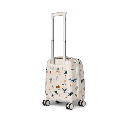 Liewood Norelle Hardcase Suitcase - Sea Creature / Sandy