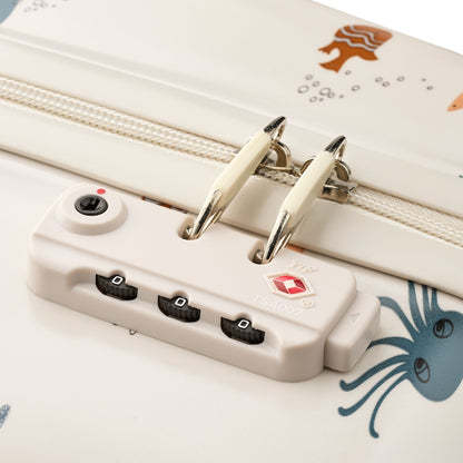 Liewood Norelle Hardcase Suitcase - Sea Creature / Sandy