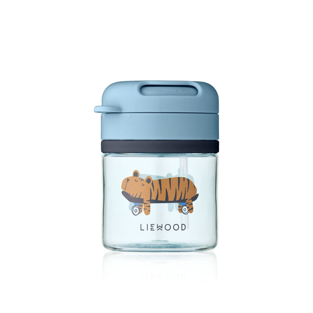 Liewood Pavia Straw Cup 280ml - Fun / Beach Blue
