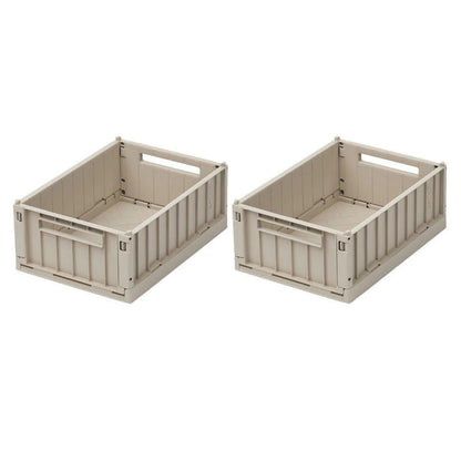 Liewood Weston Medium Storage Crate Set of 2 - Sandy