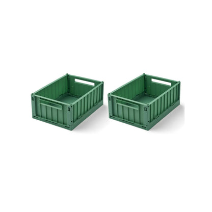 Liewood Weston Small Storage Crate Set of 2 - Dusty Ivy