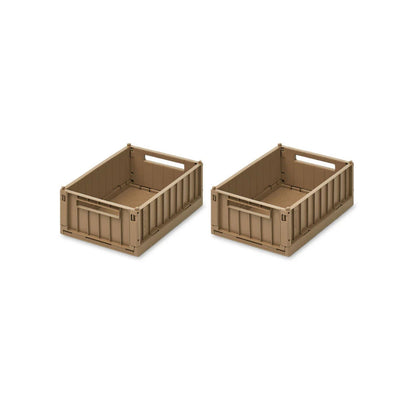 Liewood Weston Small Storage Crate Set of 2 - Oat