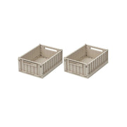 Liewood Weston Small Storage Crate Set of 2 - Sandy