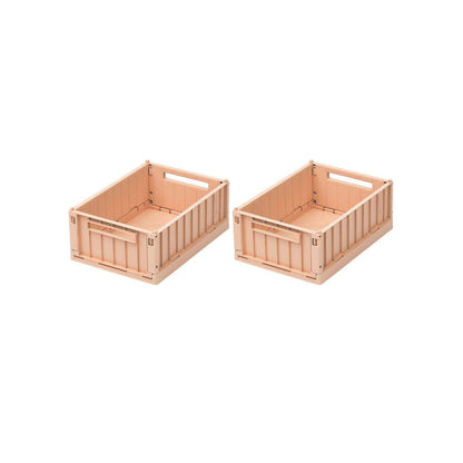 Liewood Weston Small Storage Crate Set of 2 - Tuscany Rose