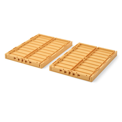 Liewood Weston Medium Storage Crate Set of 2 - Yuzu