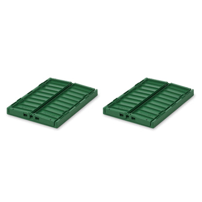 Liewood Weston Small Storage Crate Set of 2 - Garden Green