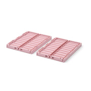 Liewood Weston Small Storage Crate Set of 2 - Rose Blush