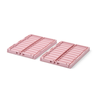 Liewood Weston Small Storage Crate Set of 2 - Rose Blush