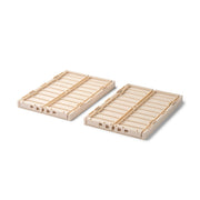 Liewood Weston Medium Storage Crate Set Of 2 - Apple Blossom