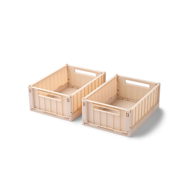 Liewood Weston Small Storage Crate Set Of 2 - Apple Blossom