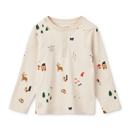 Liewood Wilhelm Christmas Pyjamas - Holiday / Sandy
