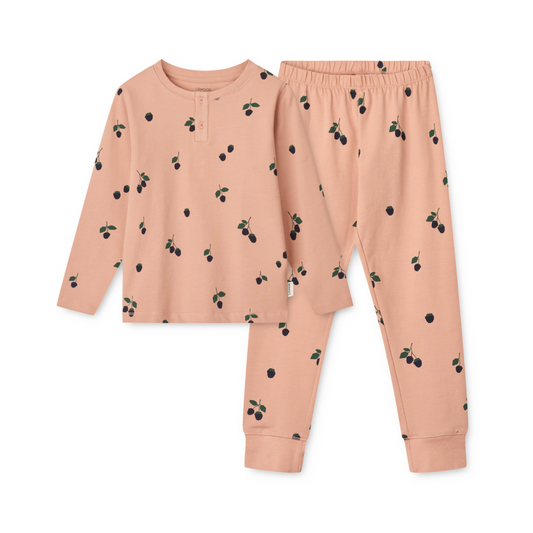 Liewood Wilhelm Pyjamas - Mini Berry / Pale Tuscany