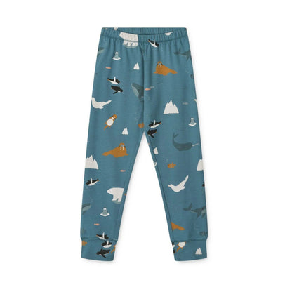 Liewood Wilhelm Printed Pyjamas Set - Arctic Sea / Ocean View