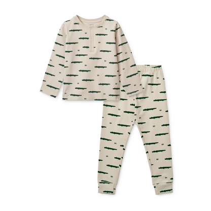 Liewood Wilhelm Printed Pyjamas Set - Carlos/Sandy