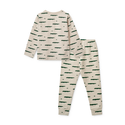 Liewood Wilhelm Printed Pyjamas Set - Carlos/Sandy