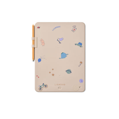 Liewood Zora Magic Drawing Board 10" - Tamtam / Sandy