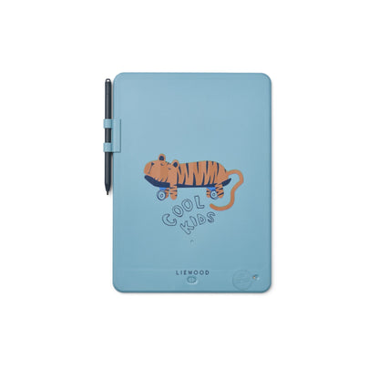 Liewood Zora Magic Drawing Board - Tiger / Beach Blue