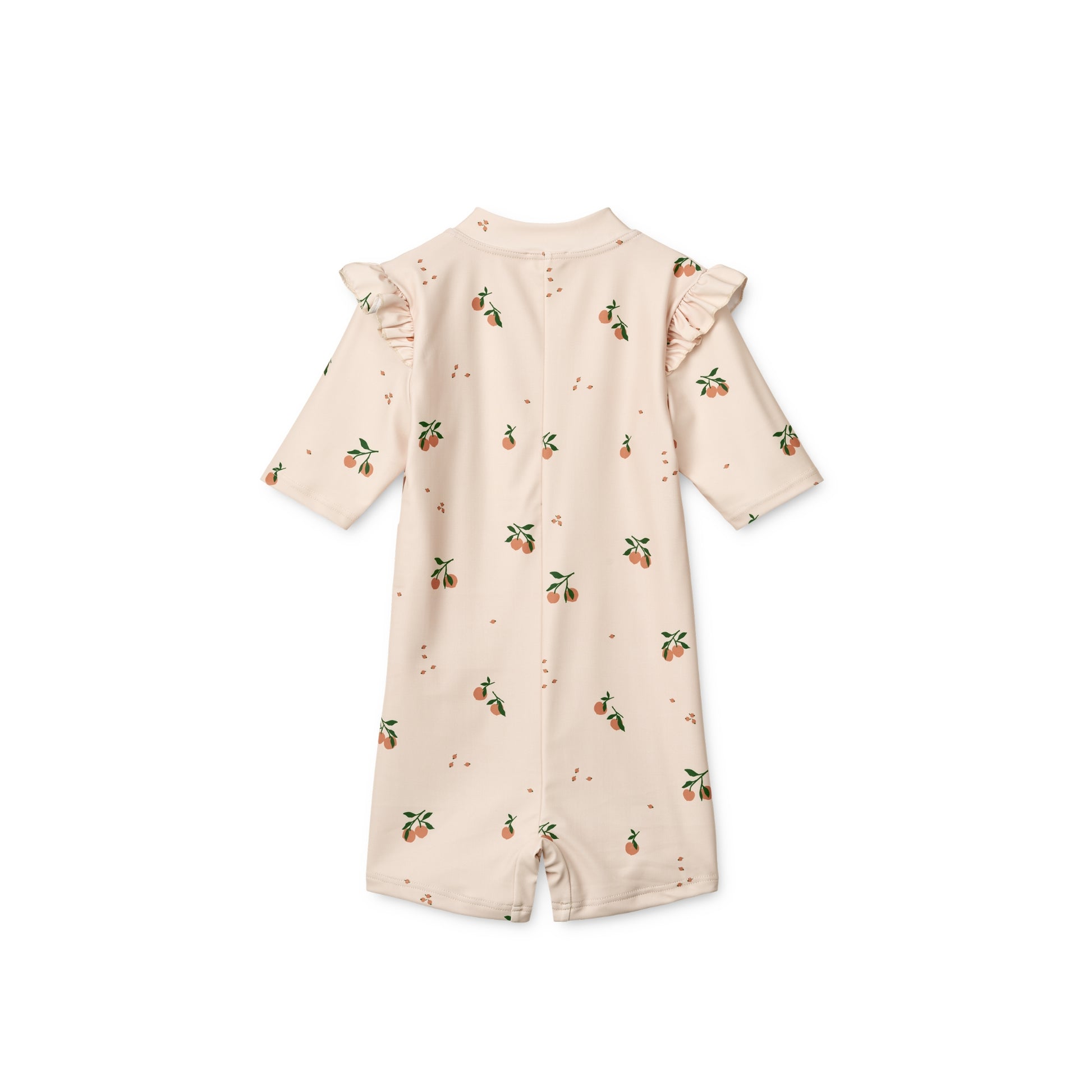 Liewood Amel Printed Swim Jumpsuit - Peach / Sea shell - Back