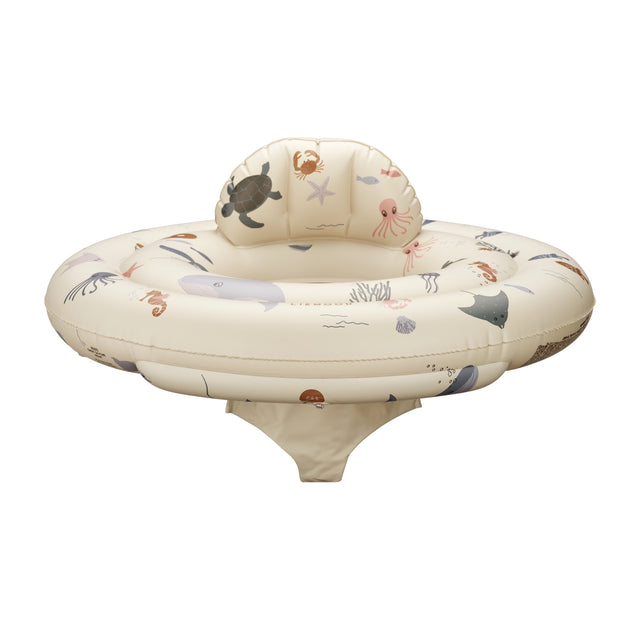Liewood Dawn Baby Swim Seat - Sea Creature  Sandy