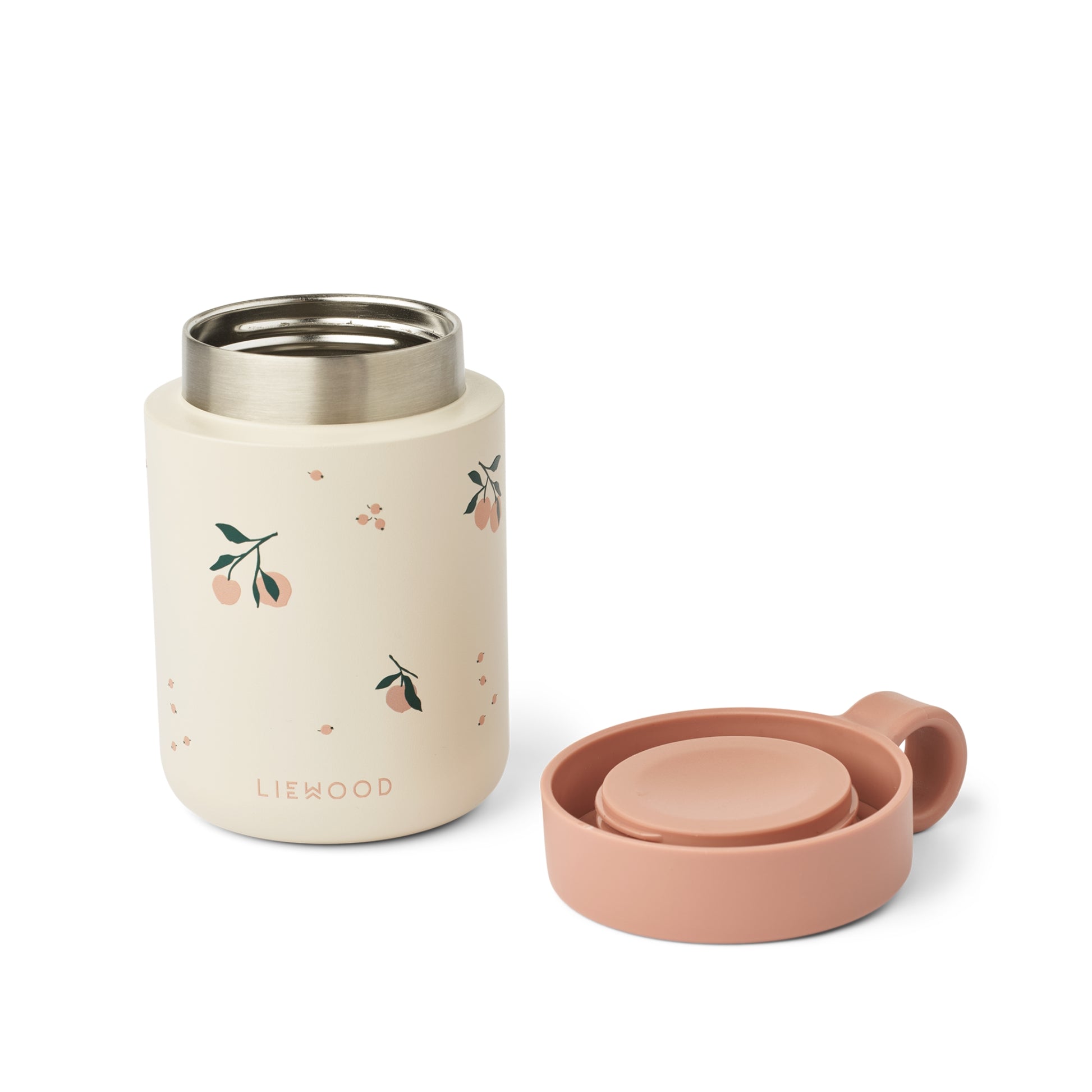 Liewood Kian Printed Jar - Peach / Sea Shell - With Lid